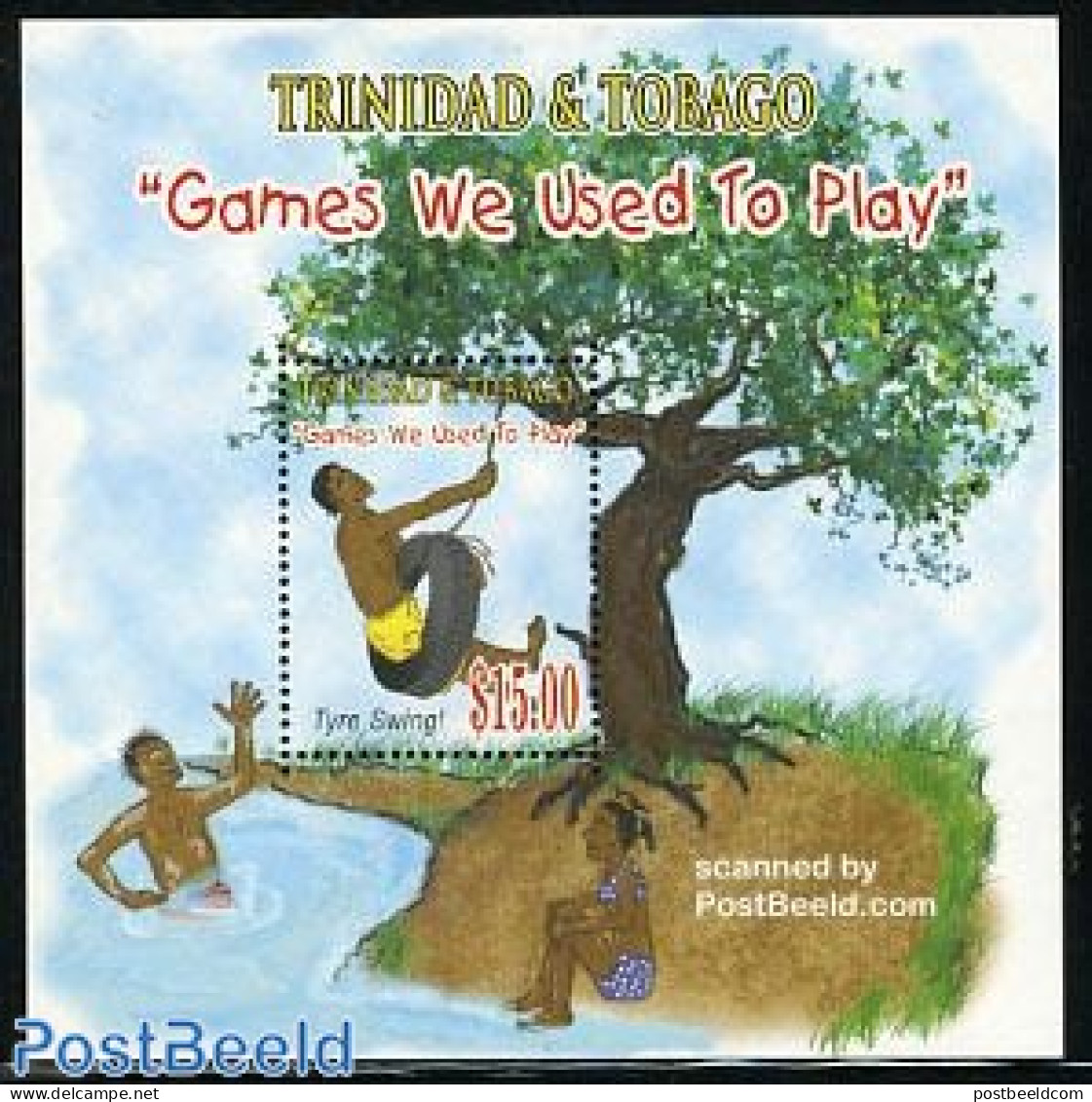 Trinidad & Tobago 2006 Games We Used To Play S/s, Mint NH, Various - Toys & Children's Games - Trinidad & Tobago (1962-...)