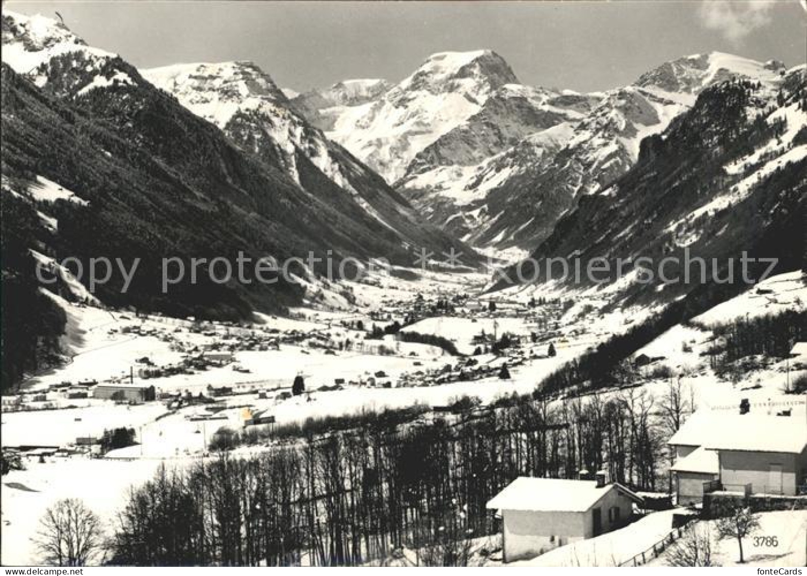 11631457 Schwaendi Schwanden Panorama Blick Auf Glarner Hinterland Und Toedi Gla - Andere & Zonder Classificatie