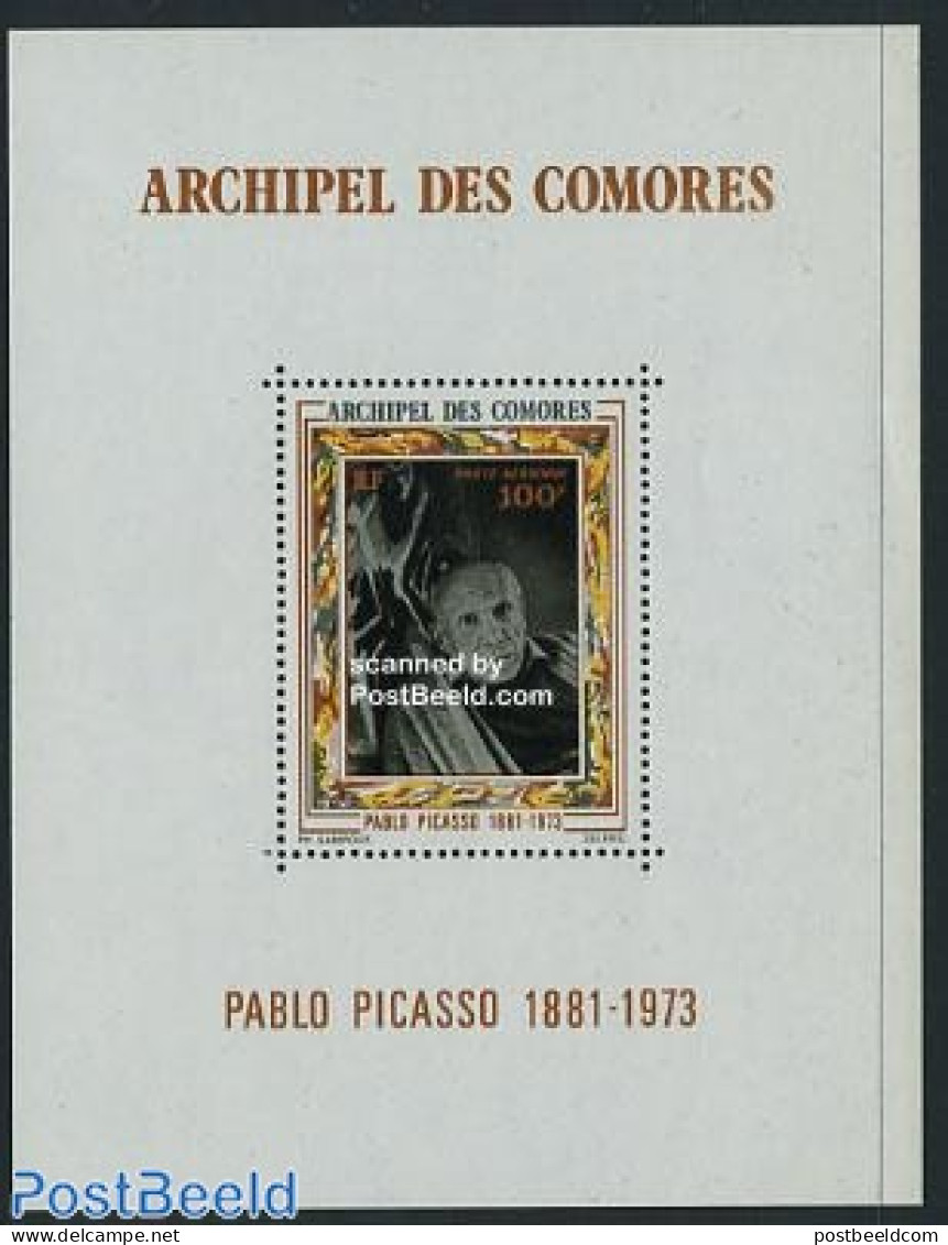 Comoros 1973 Death Of Picasso S/s, Mint NH, Art - Pablo Picasso - Comores (1975-...)