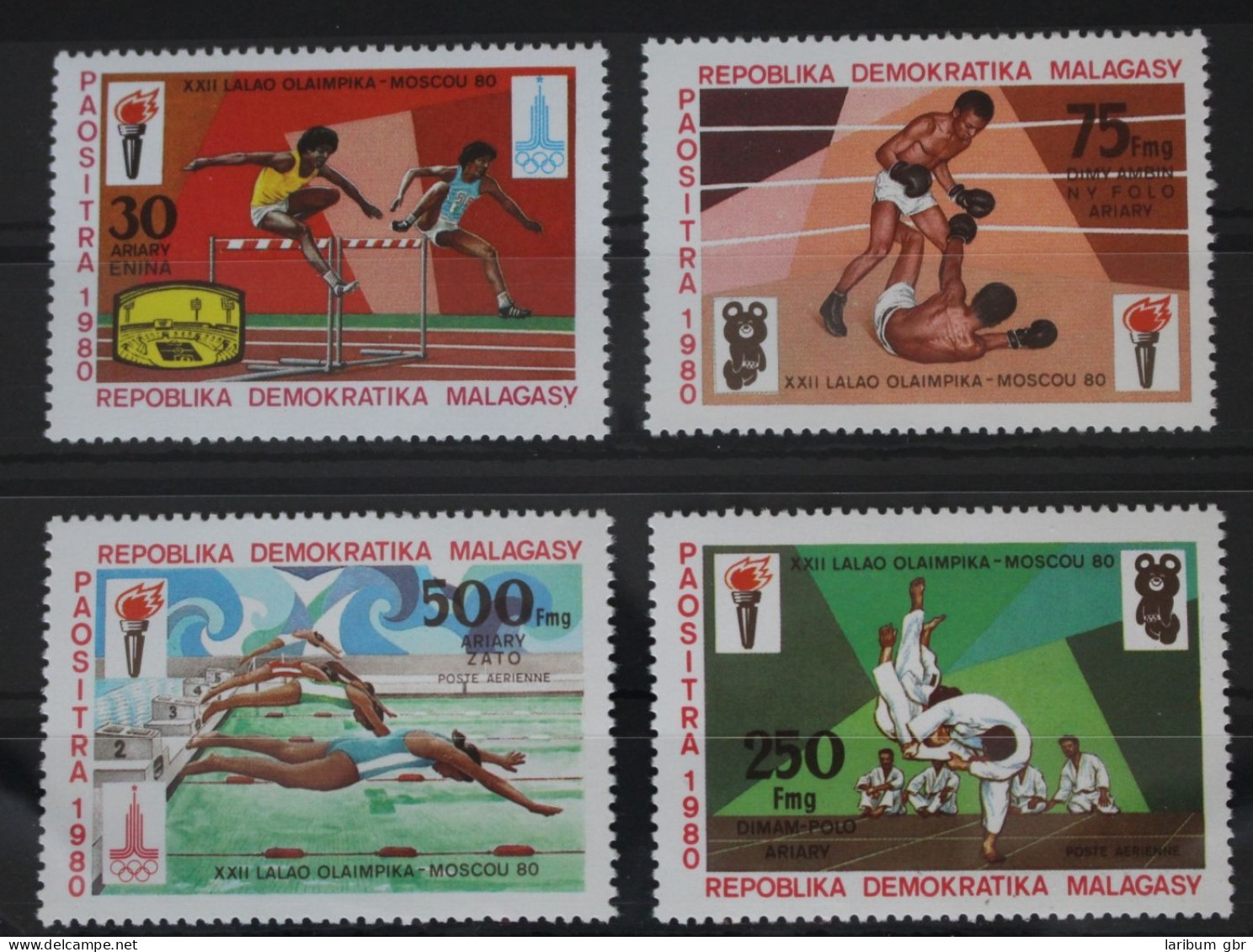 Madagaskar 863-866 Postfrisch #FD715 - Madagascar (1960-...)