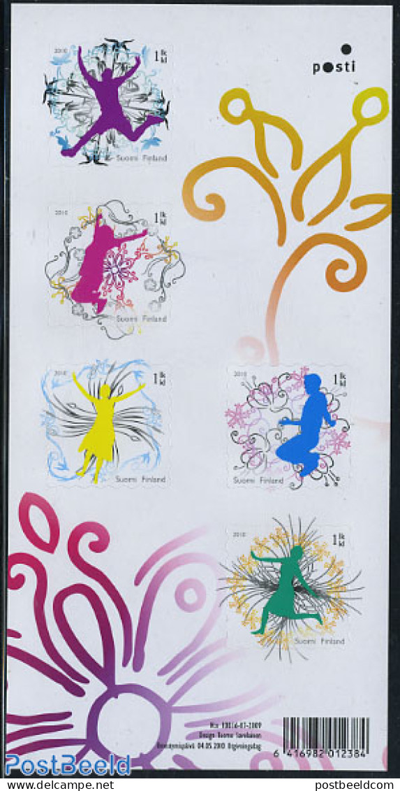Finland 2010 Happiness 5v S-a, Mint NH, Various - Greetings & Wishing Stamps - Ungebraucht