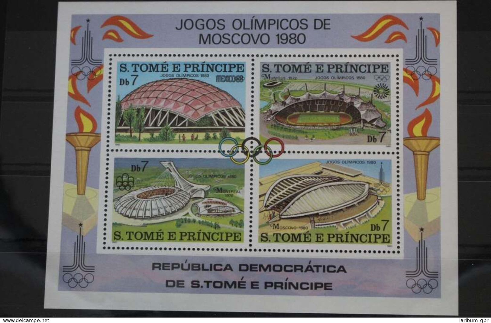 São Tomé Und Príncipe Block 43 Postfrisch #FD727 - Sonstige & Ohne Zuordnung