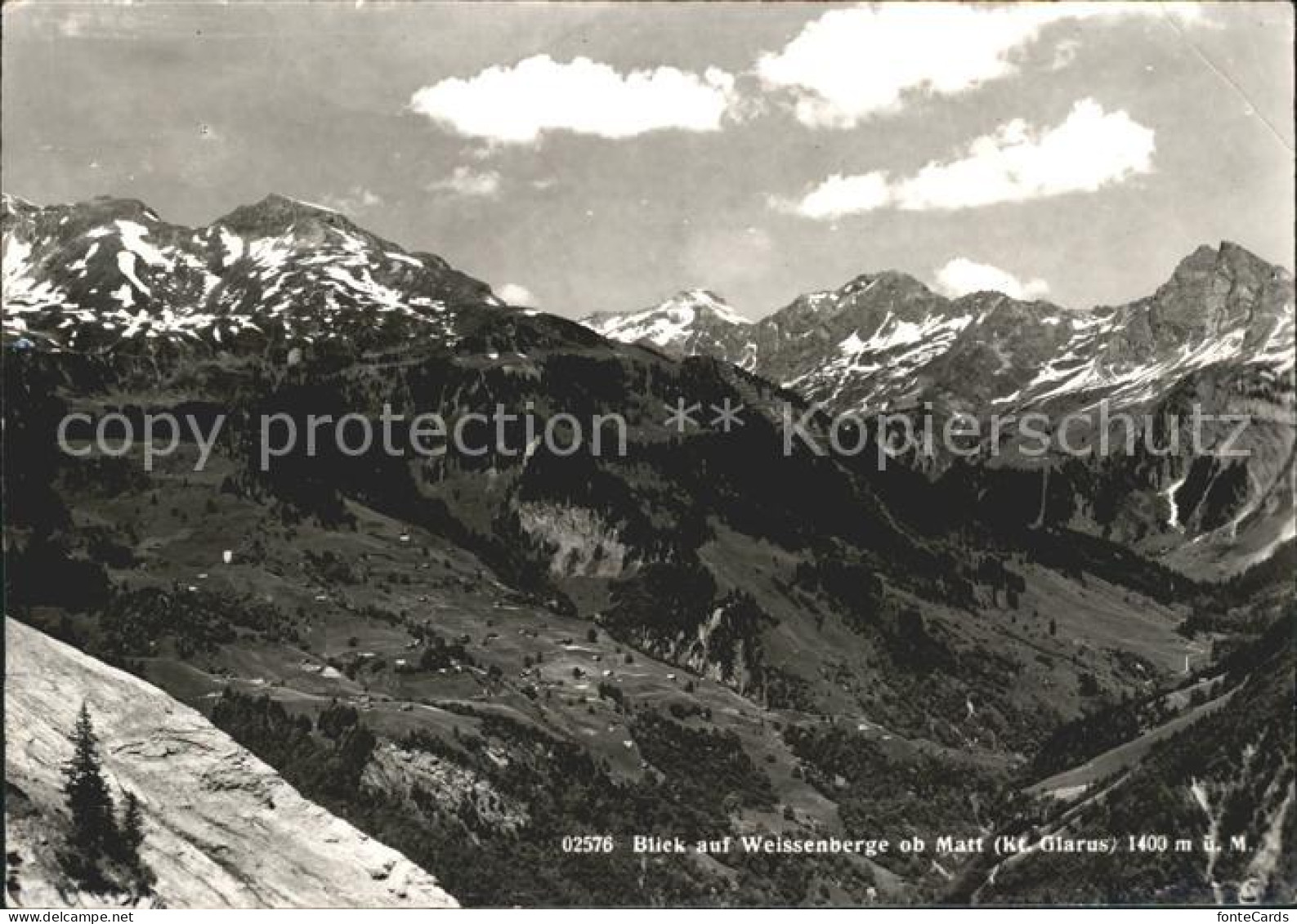 11631443 Matt Blick Auf Weissenberge Alpenpanorama Matt - Sonstige & Ohne Zuordnung