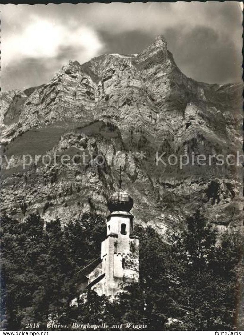 11631439 Glarus GL Burgkapelle Mit Wiggis Glarus - Autres & Non Classés