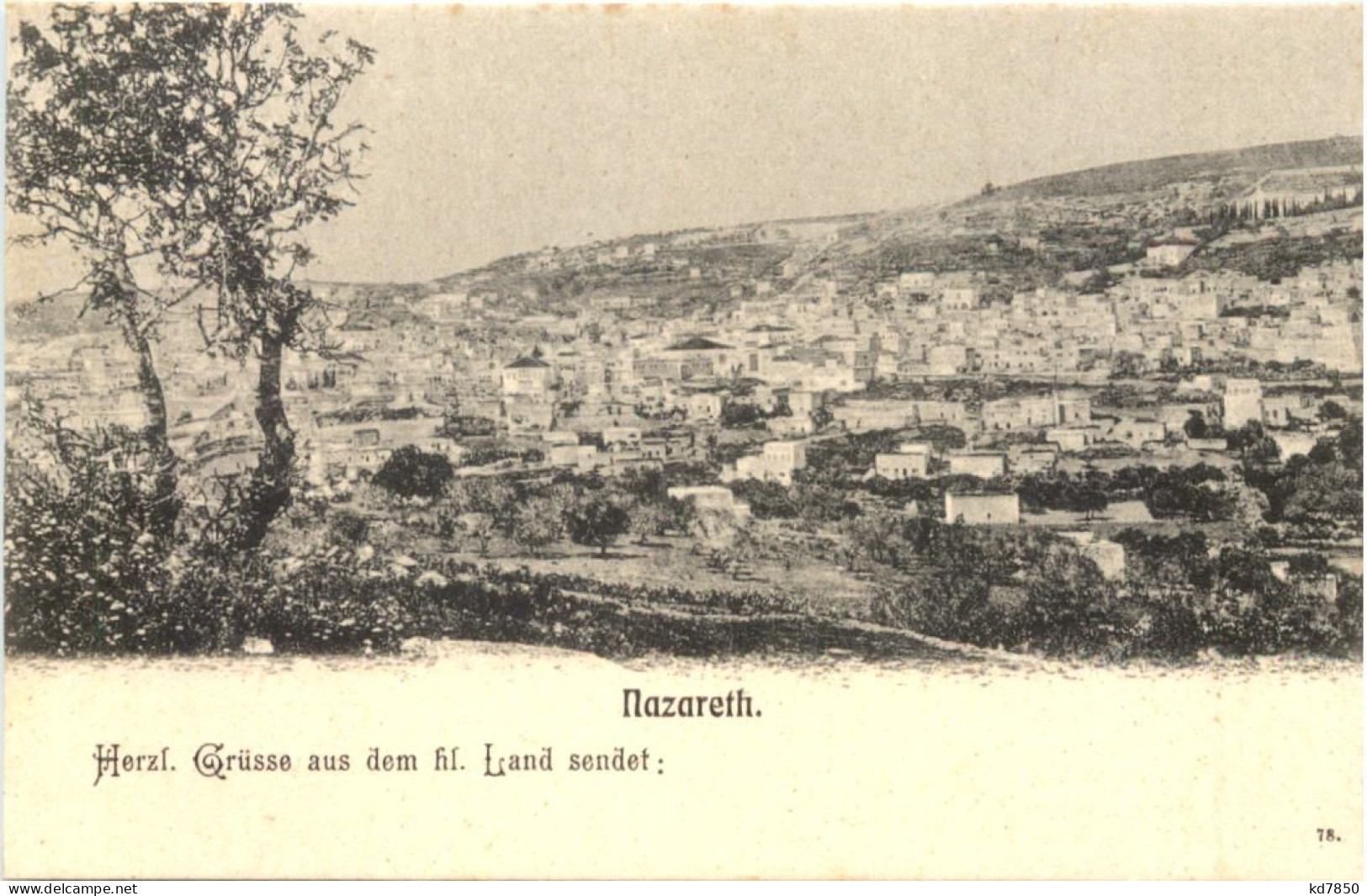 Nazareth - Württ. Pilgerfahrt 1904 - Palästina