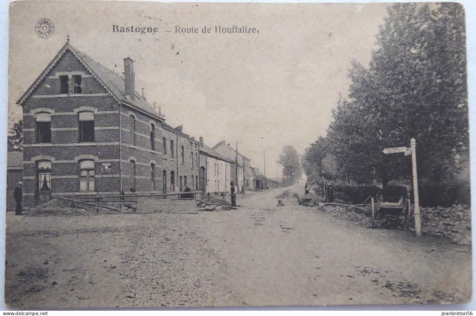 Bastogne - Route De Houffalize - CPA 1920 Voir état - Bastenaken
