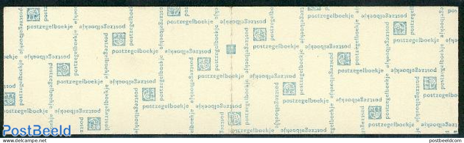 Netherlands 1973 1X25+5X35C Booklet With Counting Block, Mint NH, Stamp Booklets - Nuovi