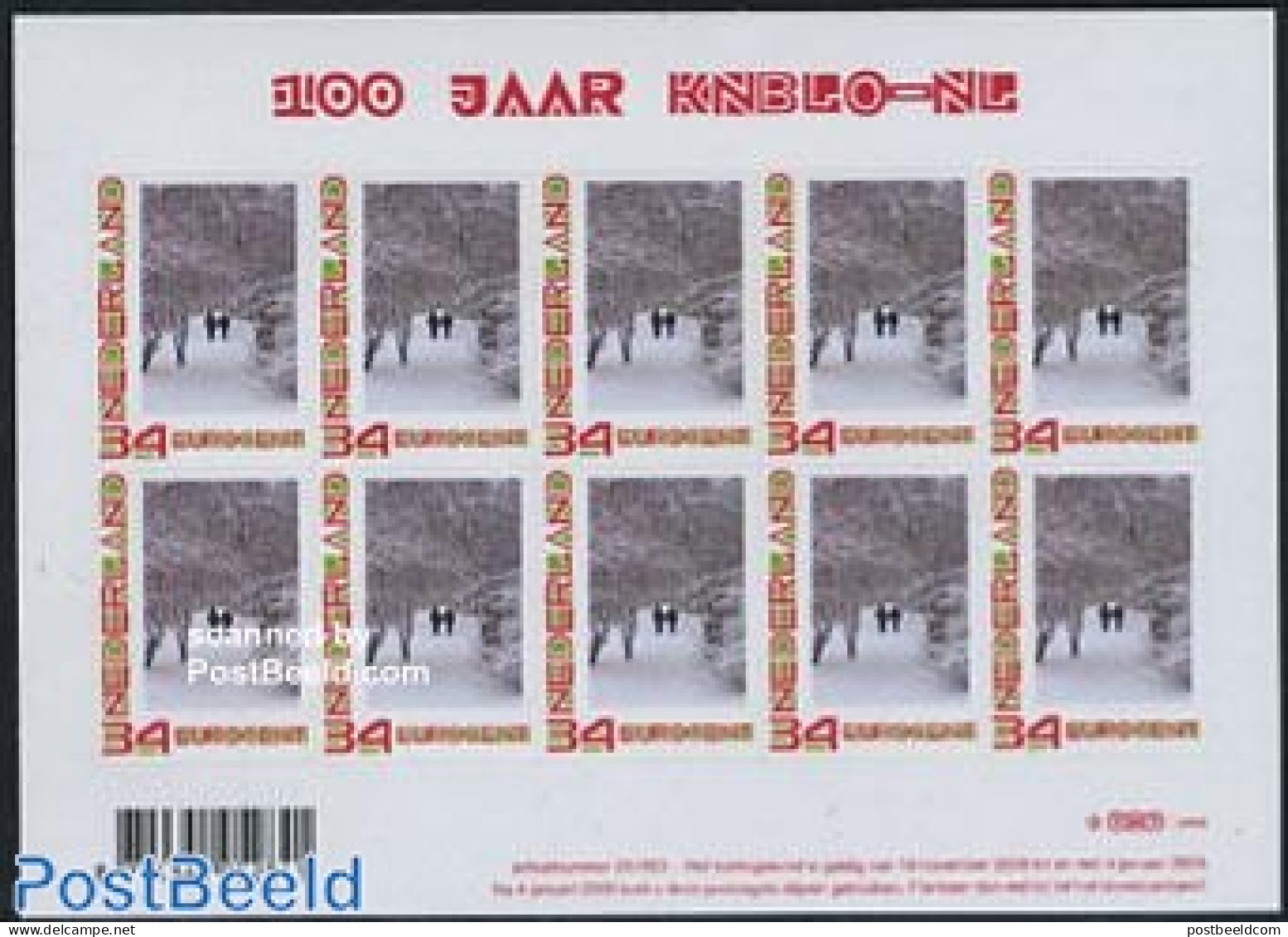 Netherlands 2008 Personal Christmas Stamp M/s (with 10 Stamps, Mint NH, Religion - Christmas - Ungebraucht