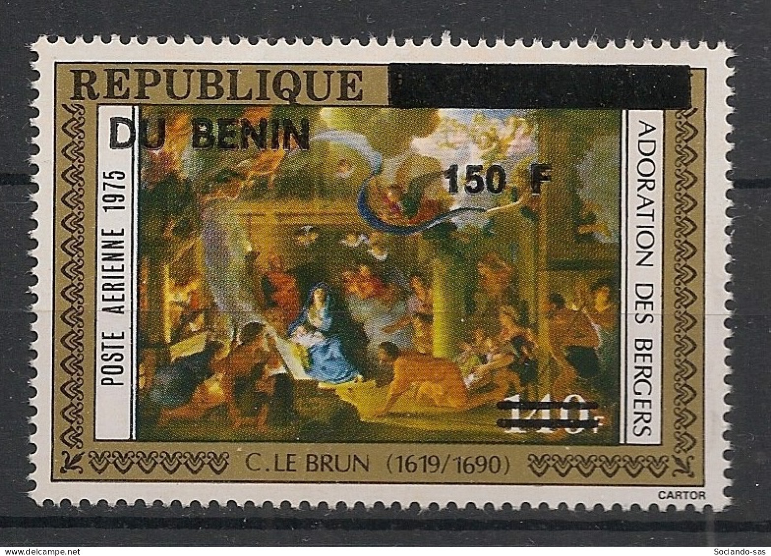 BENIN - 1995 - N°Mi. 602 - Adoration Des Bergers 150F / 140F - Neuf Luxe ** / MNH / Postfrisch - Benin - Dahomey (1960-...)