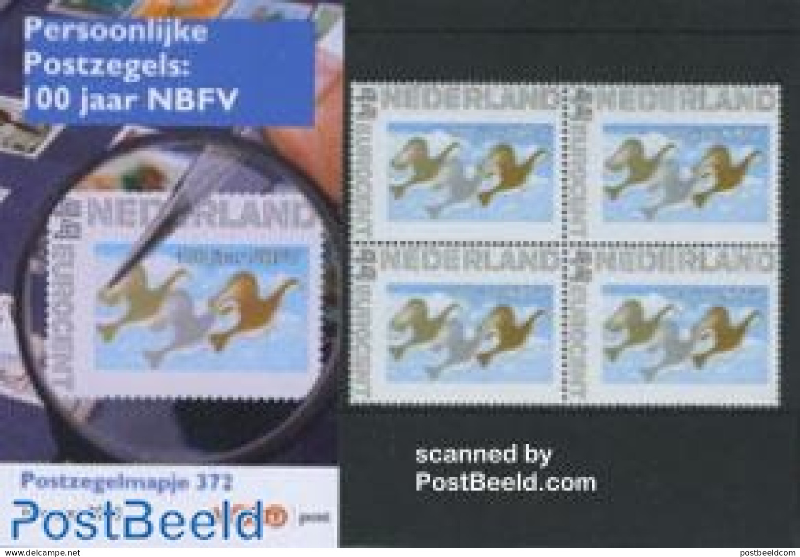 Netherlands 2008 Personal Stamp, 100 Years NBFV, Pres.pack 372, Mint NH, Philately - Neufs