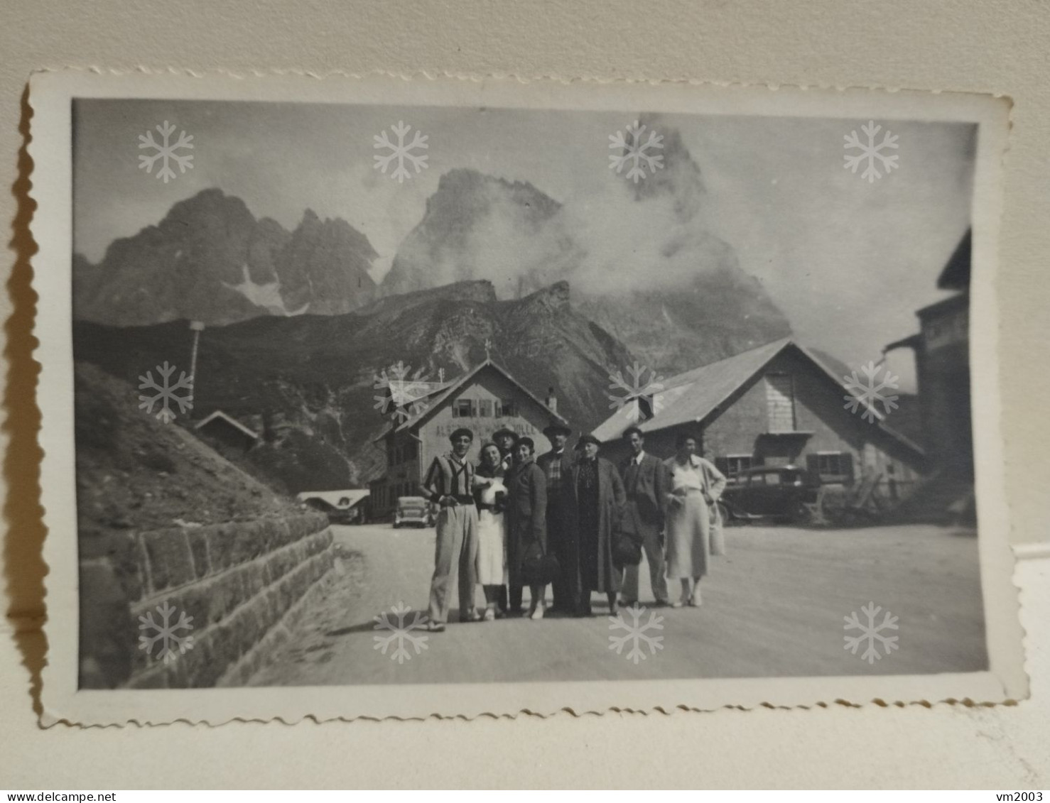 Italia Foto Dolomiti SAN MARTINO DI CASTROZZA (Primiero) 1935.  90x60 Mm - Europe