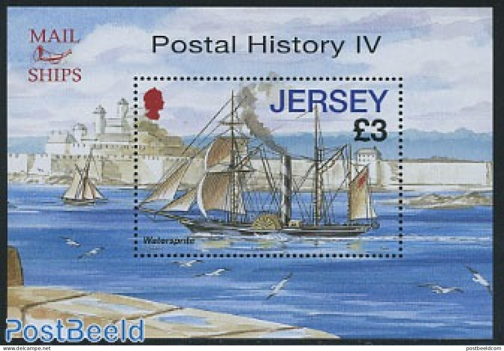 Jersey 2010 Mail Ships S/s, Mint NH, Transport - Post - Ships And Boats - Poste