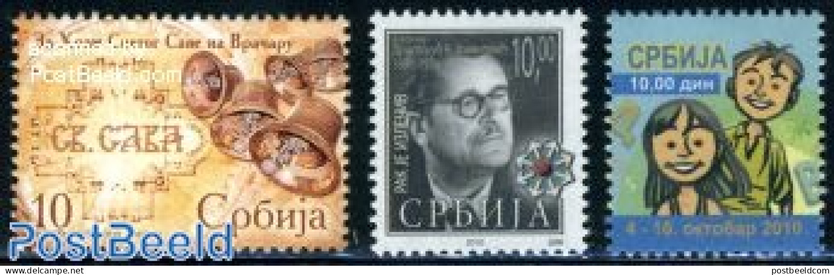 Serbia 2010 Welfare Stamps 3v, Mint NH - Serbien