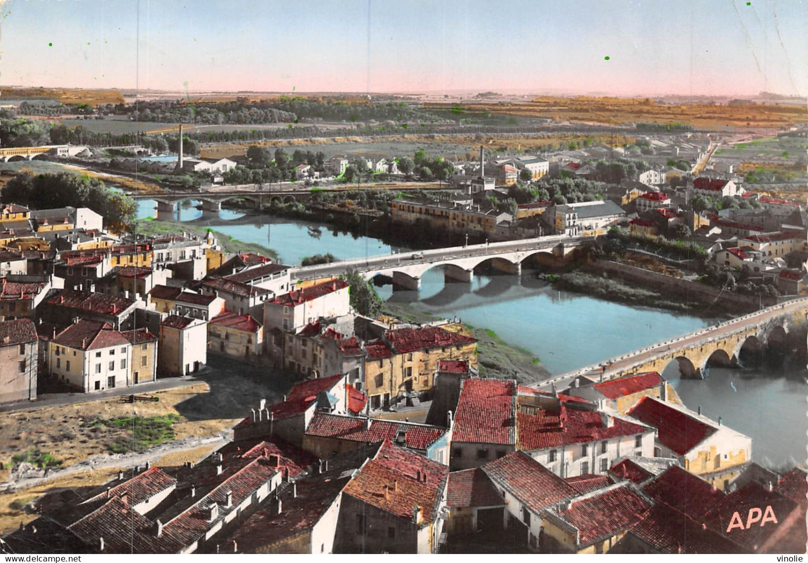 P-24-Mi-Is-1465 : BEZIERS. VUE AERIENNE - Beziers