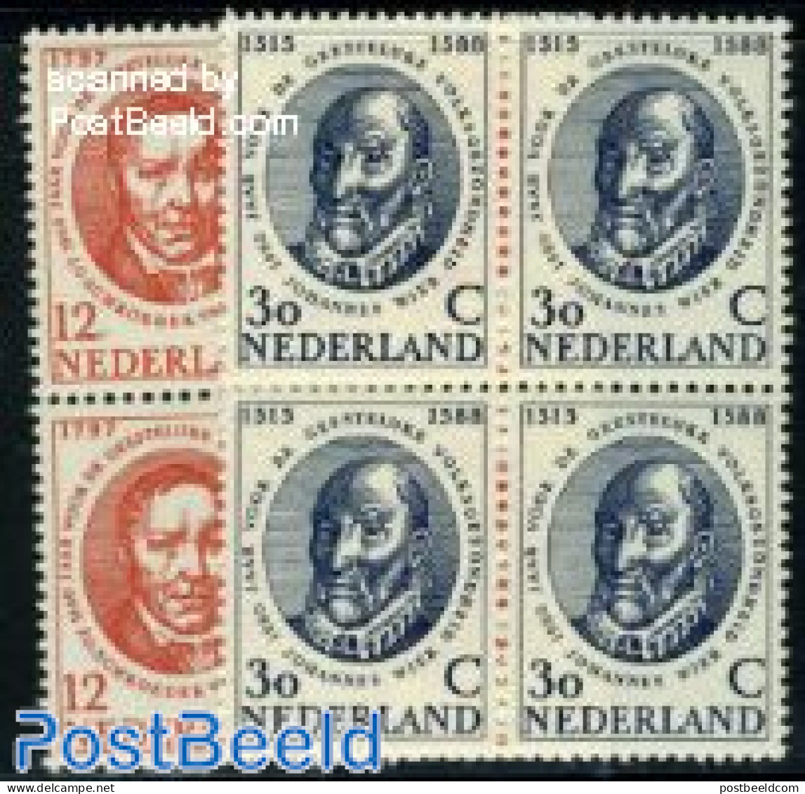 Netherlands 1960 MENTAL HEALTH 2V BL.OF 4, Mint NH, Health - Health - Neufs