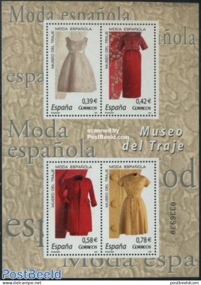 Spain 2007 Fashion Museum S/s, Mint NH, Art - Fashion - Museums - Unused Stamps