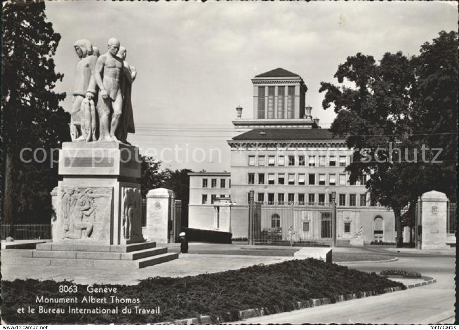 11631355 Geneve GE Monument Albert Thomas Et Bureau International Du Travail Gen - Other & Unclassified