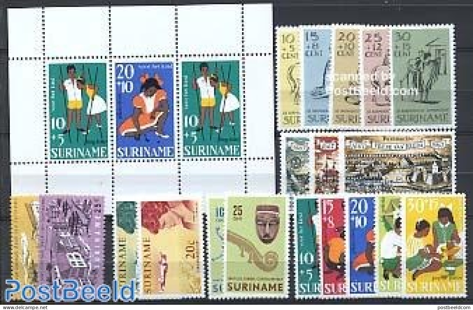 Suriname, Colony 1967 Yearset 1967 (19v+1s/s), Mint NH, Various - Yearsets (by Country) - Unclassified