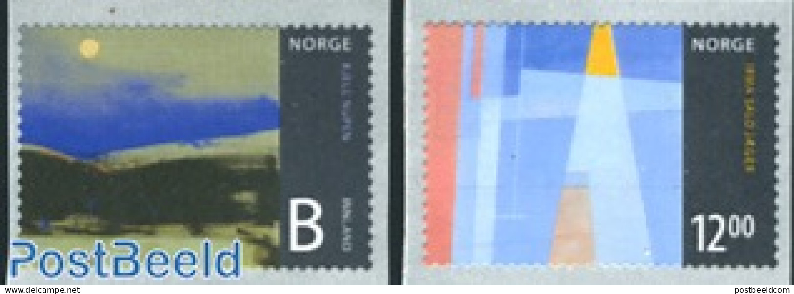 Norway 2009 Art 2v S-a, Mint NH, Art - Modern Art (1850-present) - Paintings - Unused Stamps