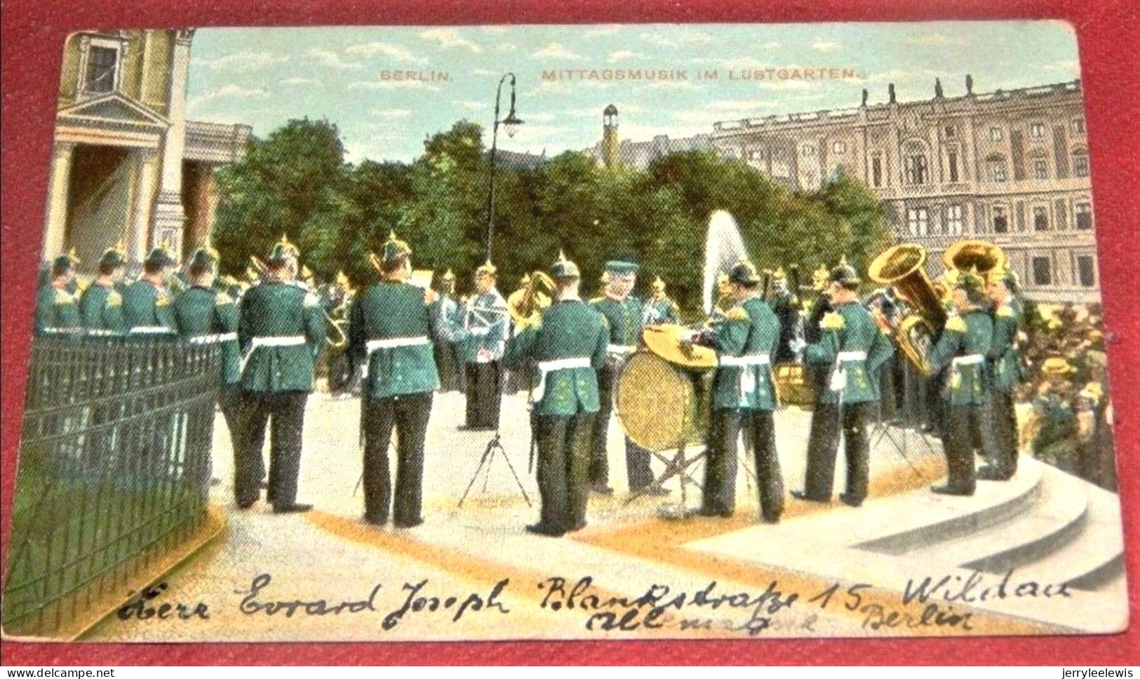 MILITARIA - BERLIN  -  Mittagsmusik Im Lustgarten   -  1911   - - Andere & Zonder Classificatie