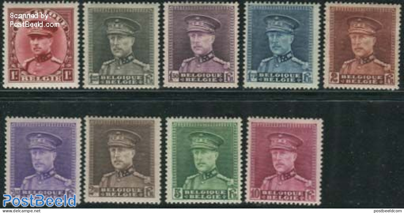 Belgium 1931 Definitives 9v, Mint NH - Unused Stamps