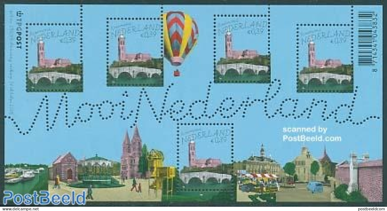 Netherlands 2005 Beautiful Holland S/s, Roermond, Mint NH, Religion - Various - Churches, Temples, Mosques, Synagogues.. - Nuevos