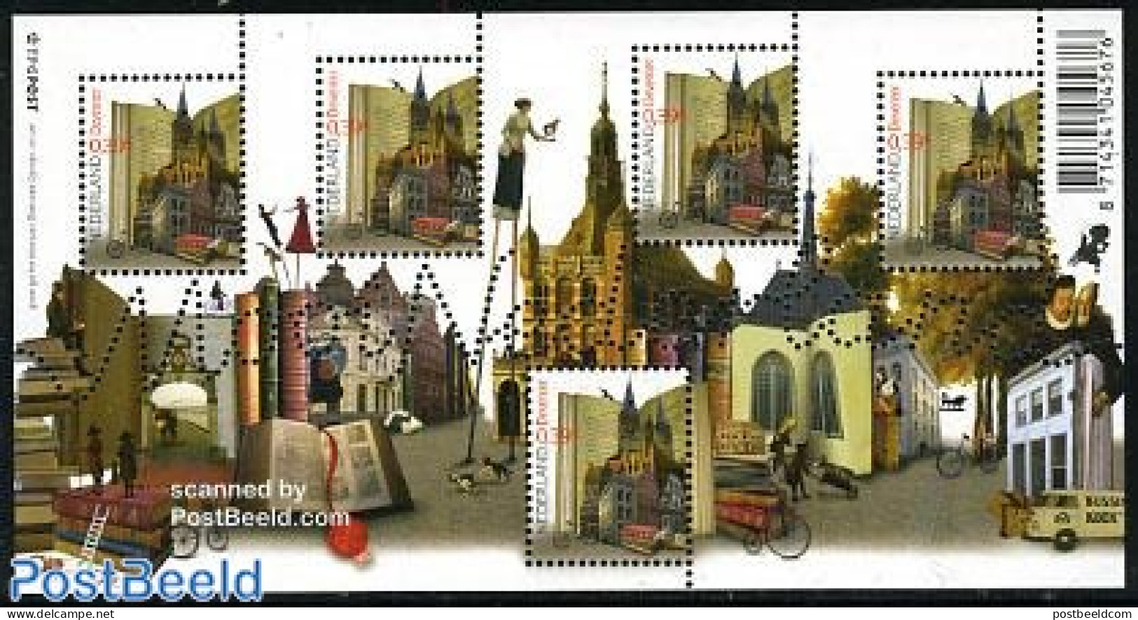 Netherlands 2006 Beautiful Holland, Deventer S/s, Mint NH, Nature - Sport - Various - Birds - Cats - Dogs - Cycling - .. - Nuovi