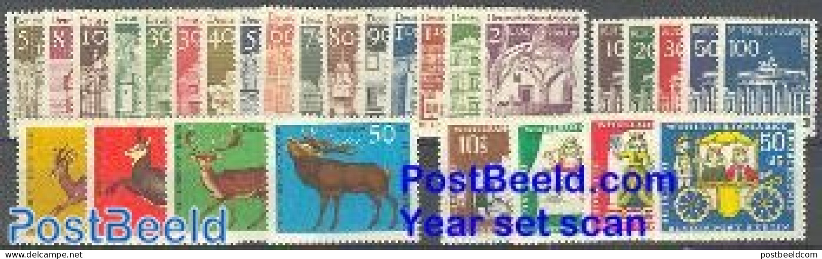 Germany, Berlin 1966 Year Set 1966 (29v), Mint NH - Ungebraucht