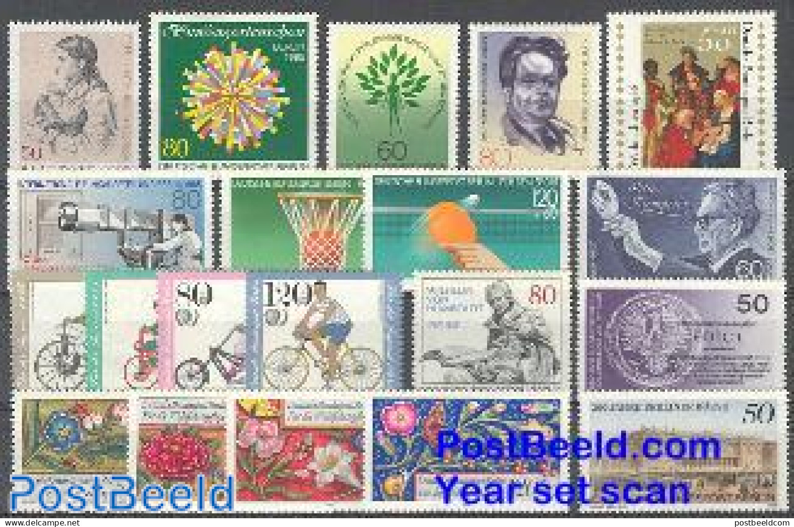 Germany, Berlin 1985 Year Set 1985 (20v), Mint NH - Ungebraucht