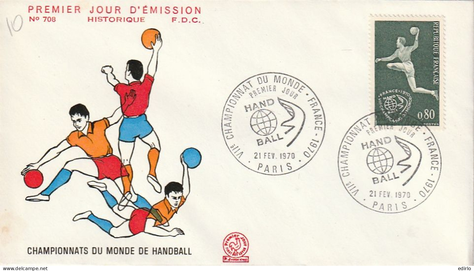 ///   FRANCE ///    PREMIER JOUR ---   Le Handball  -- Sports - 1970-1979