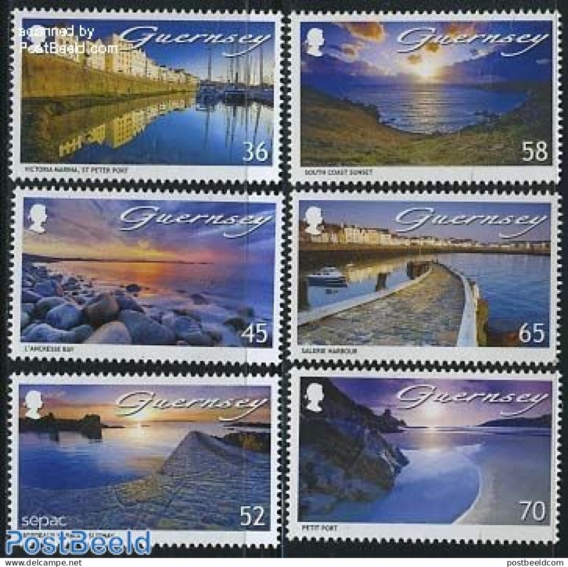 Guernsey 2011 Landscapes 6v, Mint NH, History - Transport - Various - Europa Hang-on Issues - Sepac - Ships And Boats .. - Europäischer Gedanke