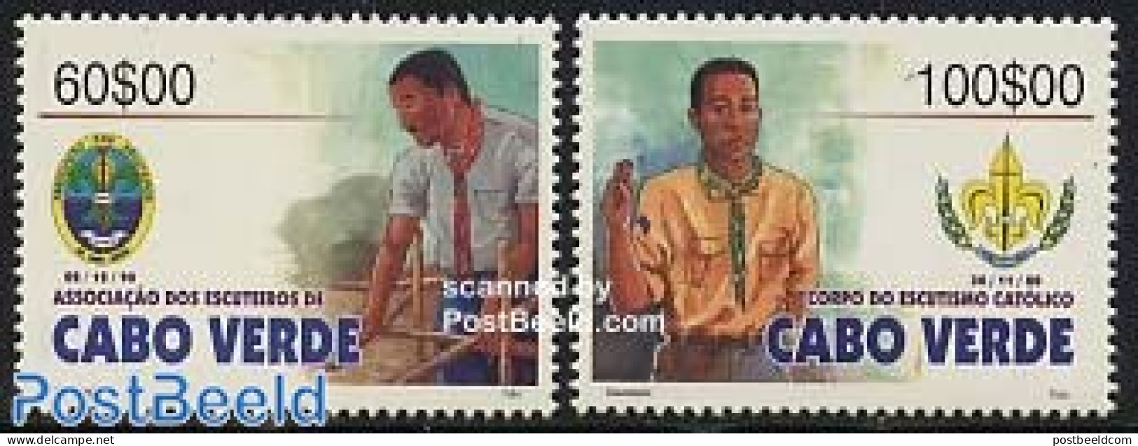 Cape Verde 2003 Boy Scouts 2v, Mint NH, Sport - Scouting - Kap Verde