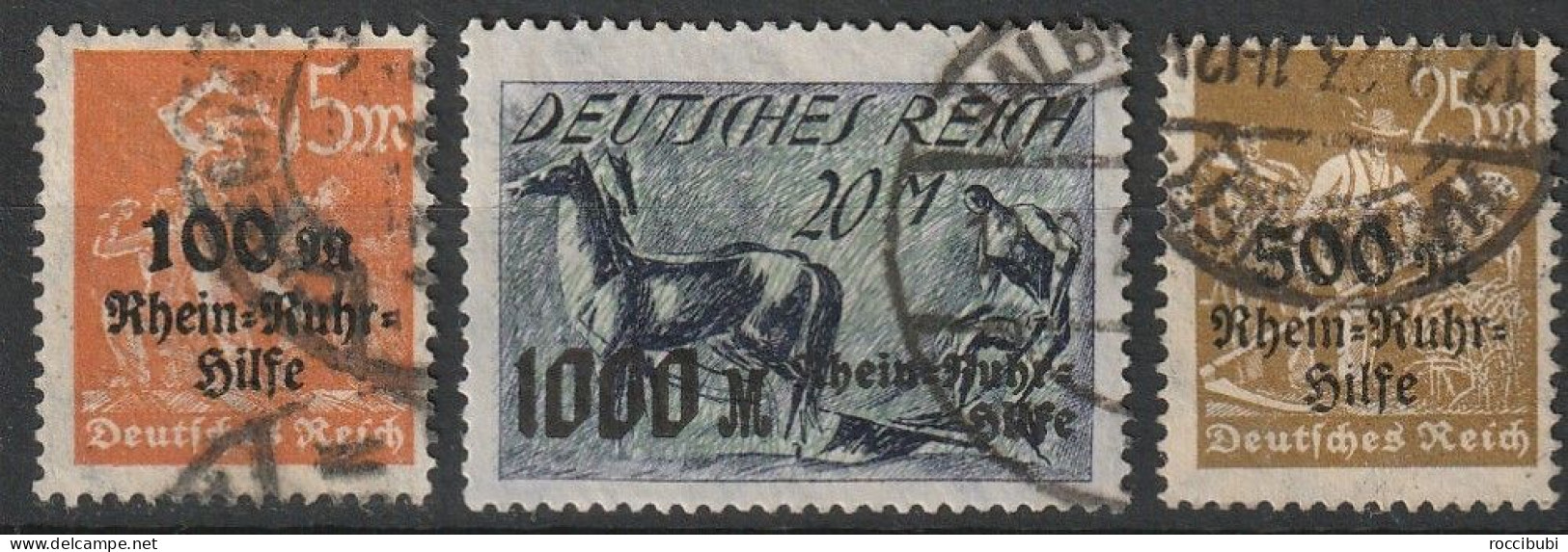 1923...258/260 O - Used Stamps