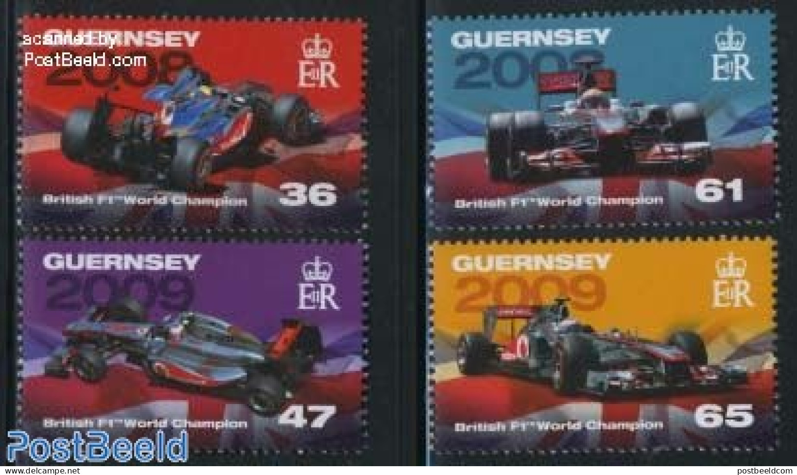 Guernsey 2011 Formula 1 4v, Mint NH, Sport - Transport - Autosports - Sport (other And Mixed) - Automobiles - Auto's