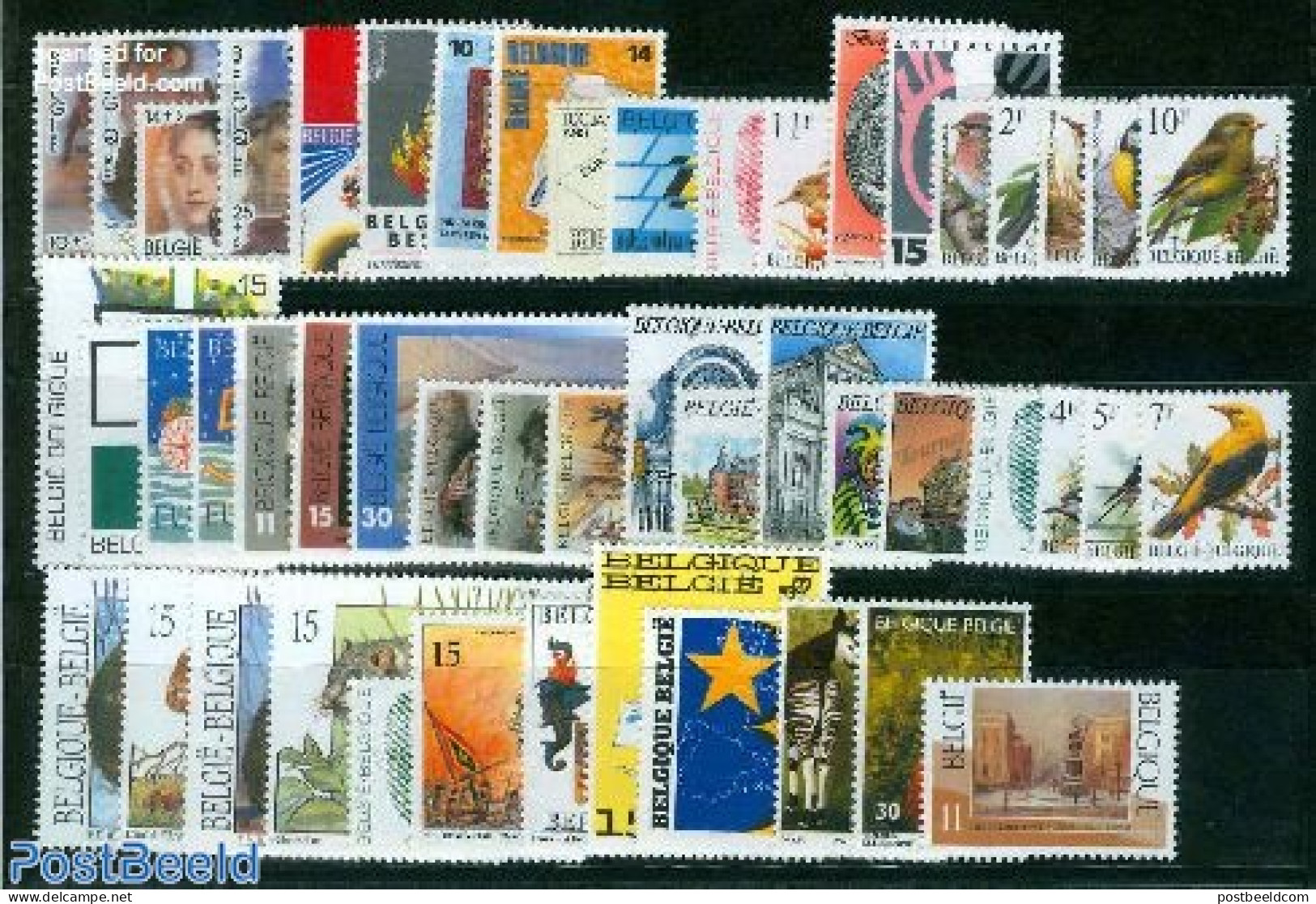 Belgium 1992 Yearset 1992, Complete, 50v, Mint NH, Various - Yearsets (by Country) - Ongebruikt