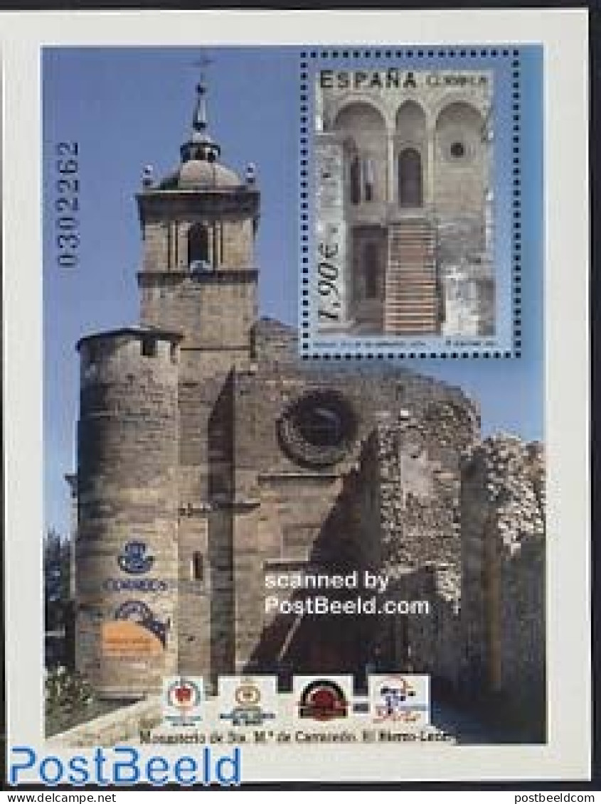Spain 2004 Carracedo Cloister S/s, Mint NH, Religion - Cloisters & Abbeys - Unused Stamps