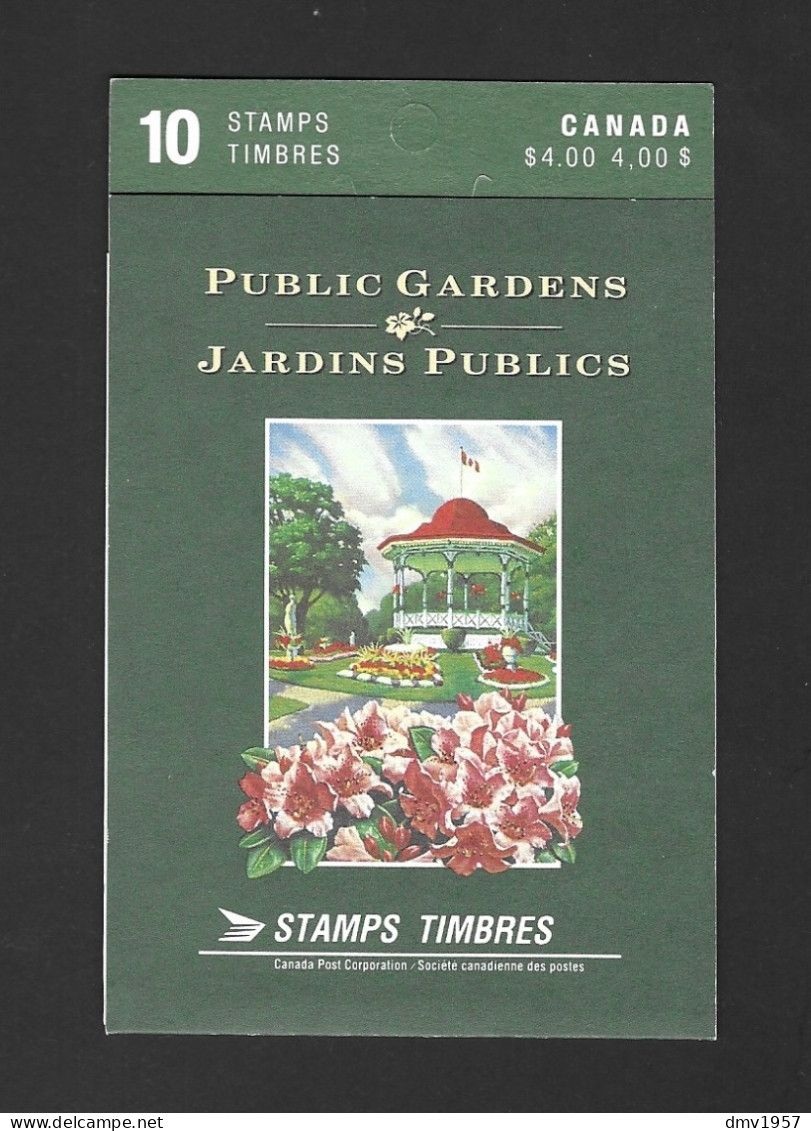 Canada 1991 MNH Public Gardens SB140 Booklet - Nuevos