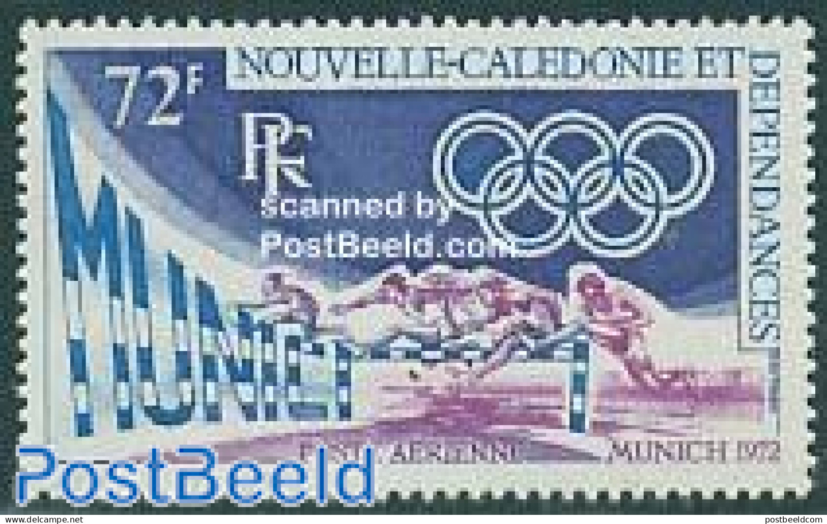 New Caledonia 1972 Olympic Games Munich 1v, Mint NH, Sport - Olympic Games - Ongebruikt