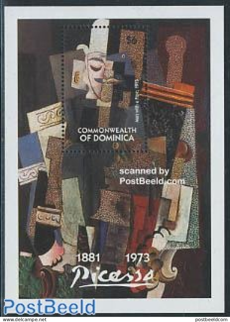 Dominica 1993 Picasso S/s, Mint NH, Art - Modern Art (1850-present) - Pablo Picasso - Dominicaine (République)