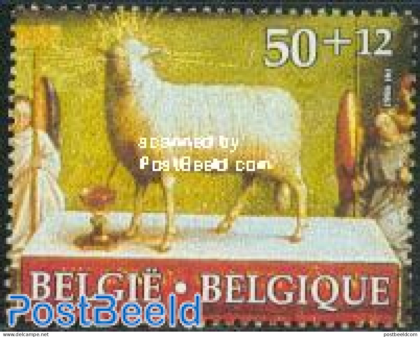 Belgium 1986 Culture 1v (from S/s), Mint NH, Nature - Animals (others & Mixed) - Cattle - Art - Paintings - Nuovi