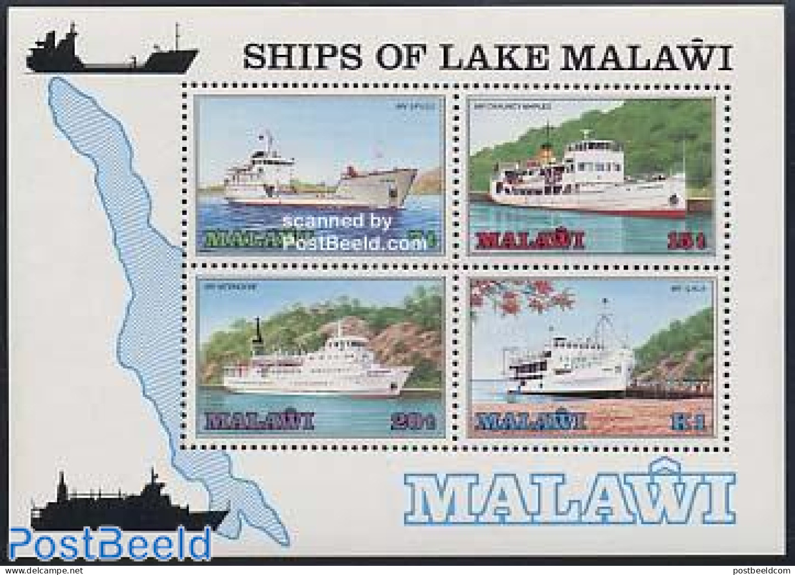 Malawi 1985 Ships S/s, Mint NH, Transport - Ships And Boats - Ships