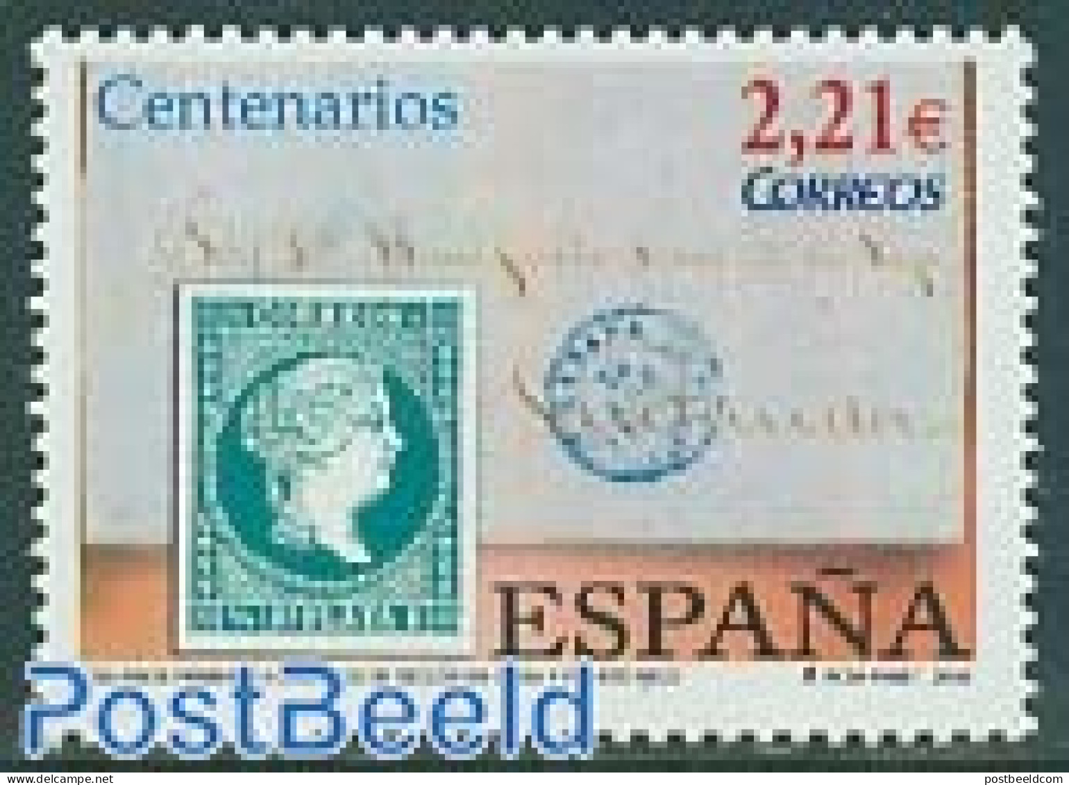 Spain 2005 150 Year Puert Rico Stamps 1v, Mint NH, Stamps On Stamps - Art - Handwriting And Autographs - Nuovi