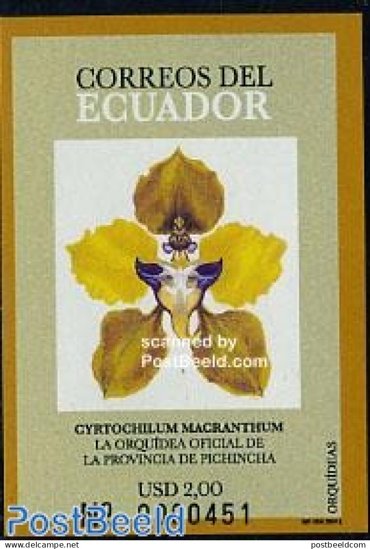 Ecuador 2006 Orchids S/s, Mint NH, Nature - Flowers & Plants - Orchids - Equateur
