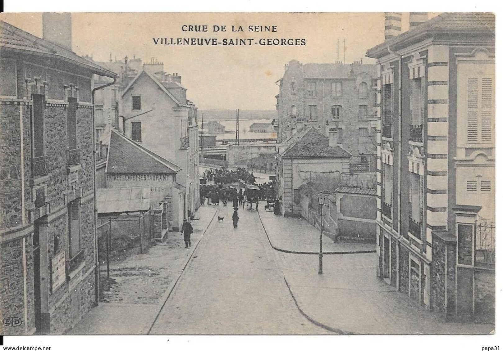 CRUE DE LA SEINE - VILLENEUVE-SAINT-GEORGES - Villeneuve Saint Georges