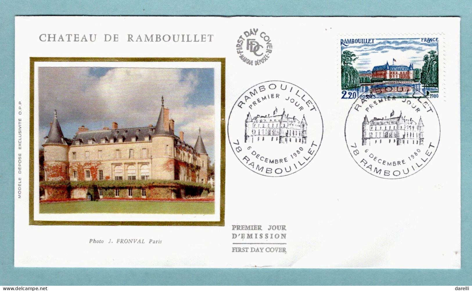 FDC France 1980 - Le Château De Rambouillet - YT 2111 - 78 Rambouillet - 1980-1989