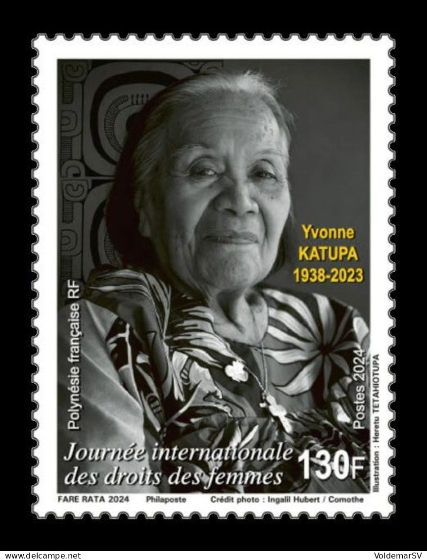 French Polynesia 2024 Mih. 1530 Restaurateur Yvonne Katupa MNH ** - Unused Stamps