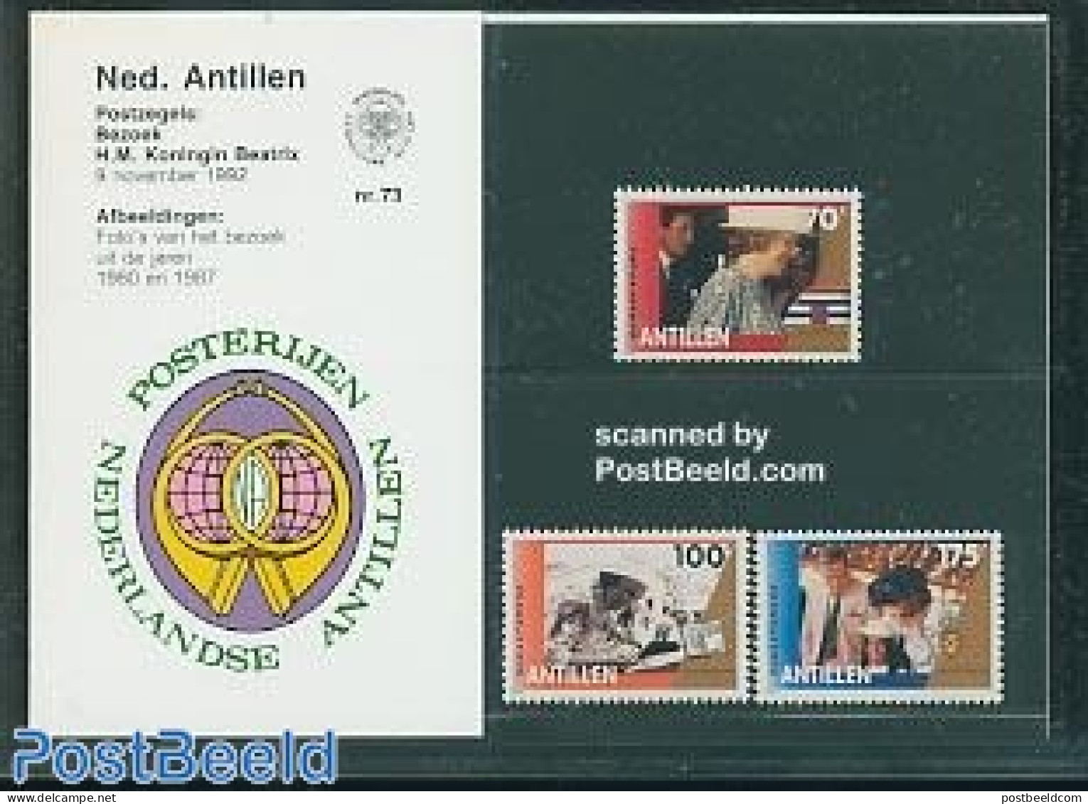 Netherlands Antilles 1992 Royal Visit Pres. Pack 73, Mint NH, History - Kings & Queens (Royalty) - Familias Reales