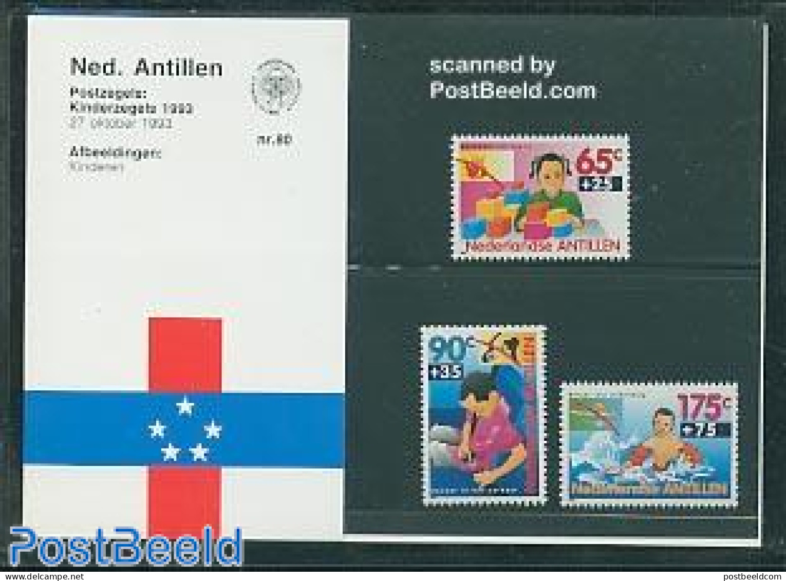 Netherlands Antilles 1993 Child Welfare Pres. Pack 80, Mint NH, Sport - Transport - Various - Fire Fighters & Preventi.. - Bombero
