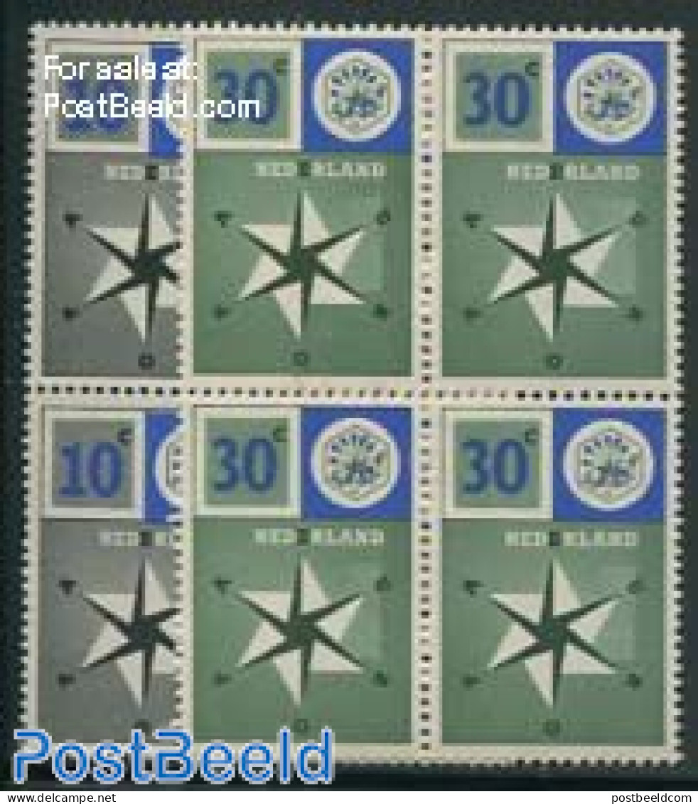 Netherlands 1957 Europa CEPT 2v Blocks OF 4 [+], Mint NH, History - Europa (cept) - Unused Stamps