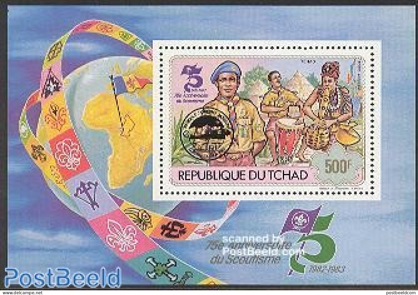 Chad 1983 World Jamboree S/s, Mint NH, Sport - Scouting - Andere & Zonder Classificatie